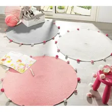 Vaip Pompom Party D90 cm hall