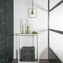 Spinder Design konsoollaud Diva valge/tamm