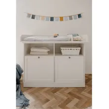 Kummut/mähkimisalus Landwood valge