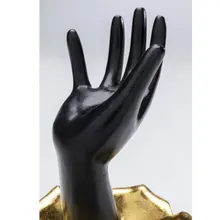 Ehetehoidja Hand Leaf must/kuldne