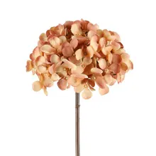 Kunstlill Hortensia H54 cm pruun