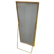Põrandapeegel Easel 55x150 kuldne