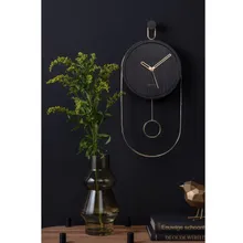 Seinakell Swing Pendulum must/kuldne