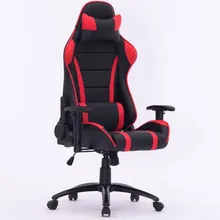 Kontoritool Racer must/punane