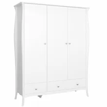 Riidekapp Baroque valge