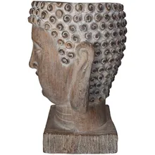 Lillepott Buddha H45 pruun