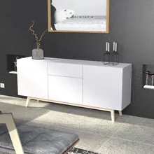 Puhvetkummut Home valge/tamm
