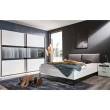 Voodi Alicante 160x200 valge/grafiit