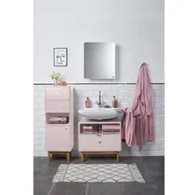 Tenzo peegelkapp Color Bath roosa