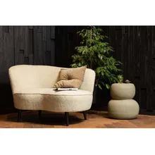 Lounge tugitool Sara vasak off white