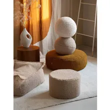 Wigiwama tumba Ottoman D65 teddy pruun