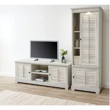 Tv-alus Aruba valge/vana puit
