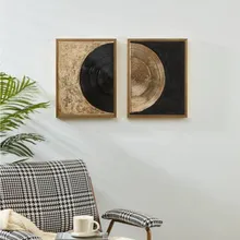 Seinapilt Balance 2 33x43 kuldne/must