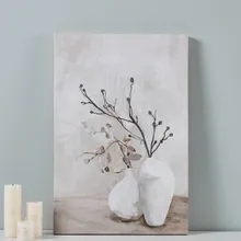 Seinapilt Two Vases 40x60 beež