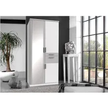 Riidekapp Koblenz valge/helehall