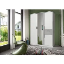 Riidekapp Koblenz valge/helehall