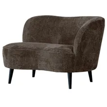 Lounge tugitool Sara parem hallikaspruun