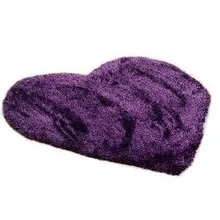 Pikakarvaline vaip Soft Uni Heart