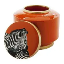 Dekoratiivne purk Zebra oranž
