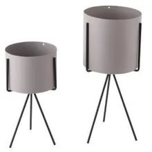 Lillepott Pedestal H28,5 hall/must