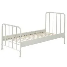 Voodi Bronxx 90x200 cm valge