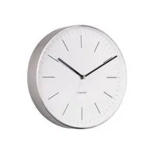 Seinakell Karlsson Minimal D27,5 cm valge-hõbedane