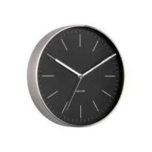 Seinakell Karlsson Minimal D27,5 cm must-hõbedane
