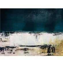 Seinamaal Blue Abstract 80x120 cm