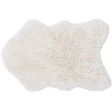Lorena Canals lambavillane vaip Woolly 75x110 valge