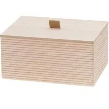 Karp kaanega Wooden H8 naturaalne