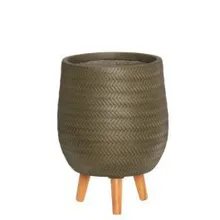 Ilmastikukindel lillepott Herringbone tumeroheline