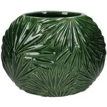 Vaas Palm Leaf H19 roheline