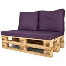 Euroaluse seljatoepadjad Style 50x60 violetne 2tk