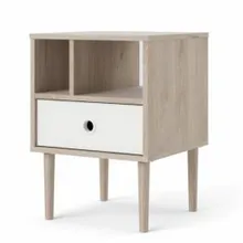 Öökapp Rome valge/hickory