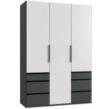 Riidekapp Level 36A grafiit/valge