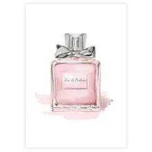 Poster Pink Parfum 21x30 roosa