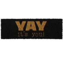Uksematt YAY it´s you 75x26 must
