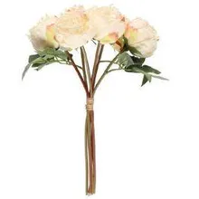 Kunstlill Peony H40 valge