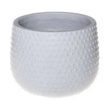 Lillepott Dots D35 valge