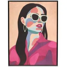 Seinapilt Lady Sunglasses 50x70 roosa
