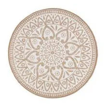 Lauamatt Mandala D38 pruun/valge