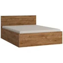 Pesukastiga voodi Fribo 160x200 kuldtamm