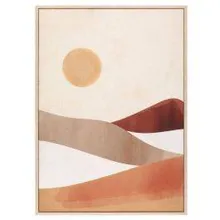 Seinapilt Small Sun 50x70 beež