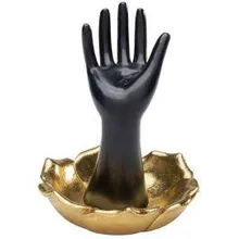 Ehetehoidja Hand Leaf must/kuldne