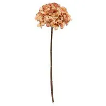 Kunstlill Hortensia H54 cm pruun