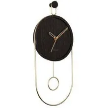 Seinakell Swing Pendulum must/kuldne