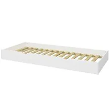 Voodialune sahtel Alba 90x200 valge