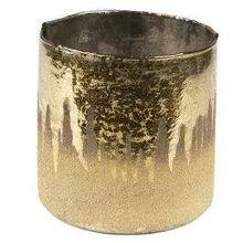 Küünlahoidja Golden H10 kuldne/pruun