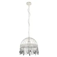 Ripplamp Eglo Steeleville hõbedane/kristallid
