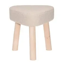 Taburet Teddy valge